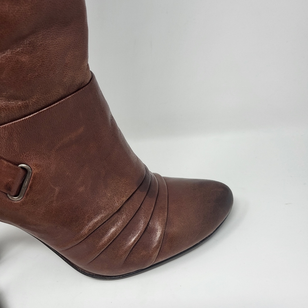 1 Frye Women Single Bethany Strappy Leather Heeled Tall Right Boot 10M A…‎ - Picture 7 of 14